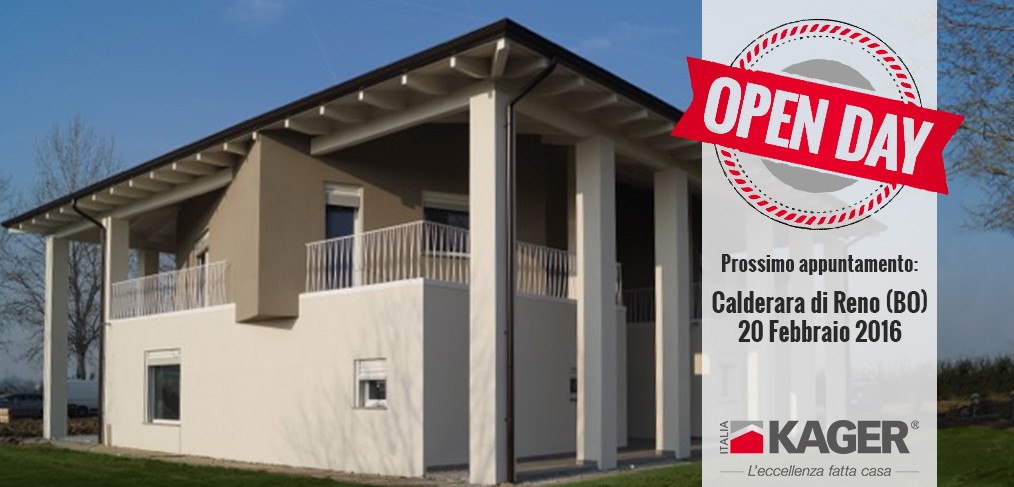 Open day case in legno Kager, Bologna