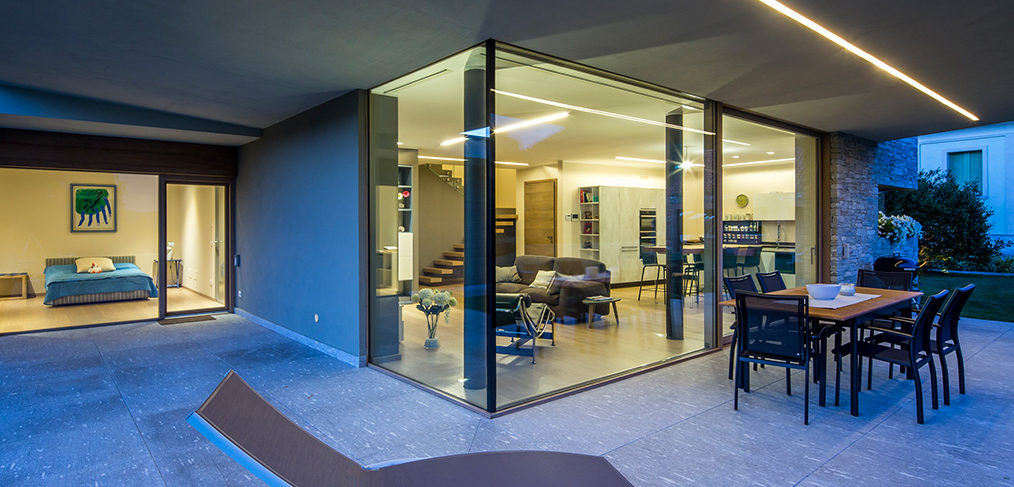 Luso del vetro nelle case in legno: stile ed efficienza energetica ... Case con vetrate