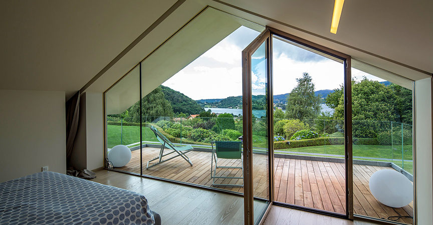 Luso del vetro nelle case in legno: stile ed efficienza energetica ... Case con vetrate