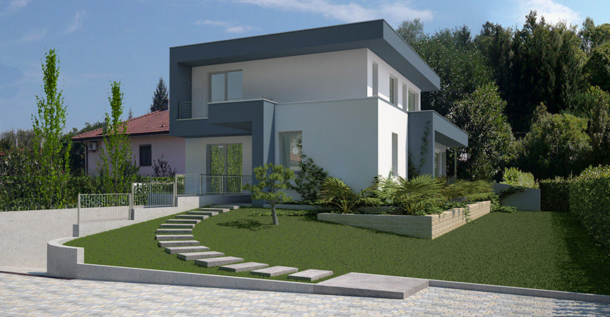 Natura e stile americano per la nuova villa in legno di varese ... Case prefabbricate americane in legno