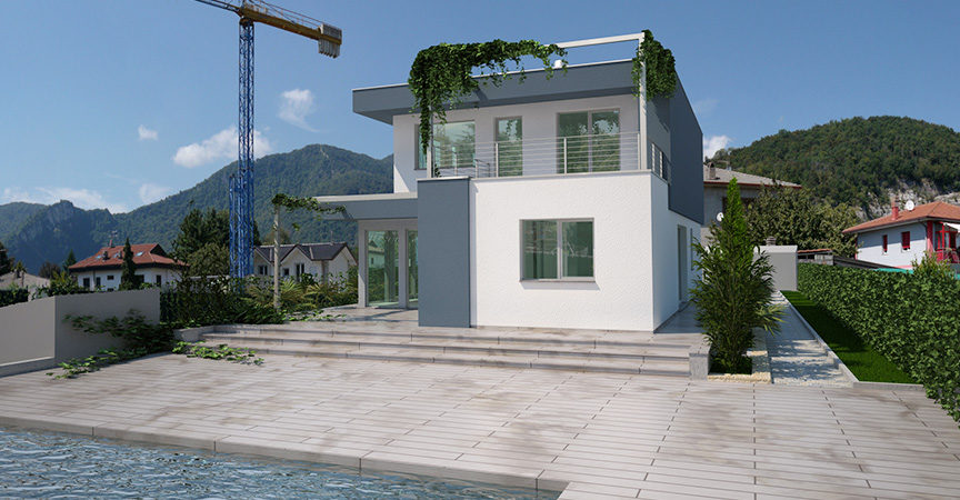 Natura e stile americano per la nuova villa in legno di varese ... Case prefabbricate americane in legno