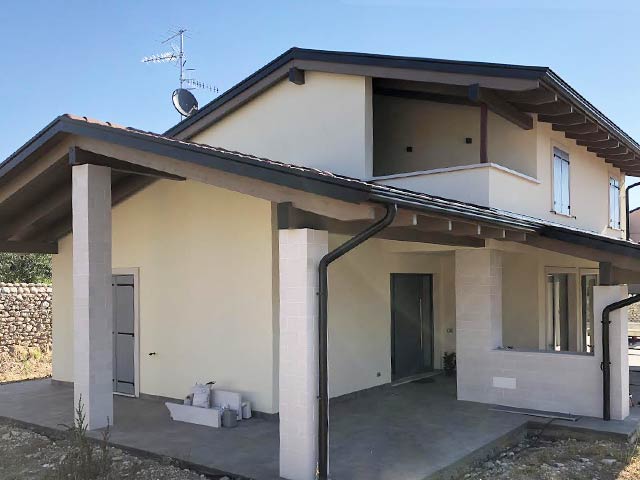 Costruzione casa in legno Illasi Veneto Kager Italia