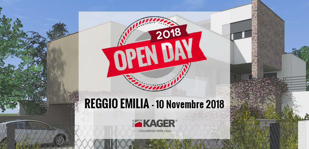 Il prossimo Open Day Kager di Reggio Emilia