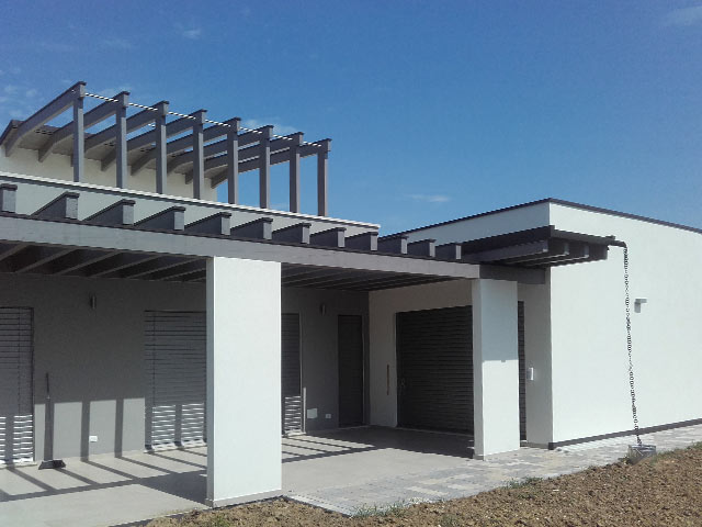 Costruzione case in legno Reggio Emilia Romagna complesso villa 3 Kager