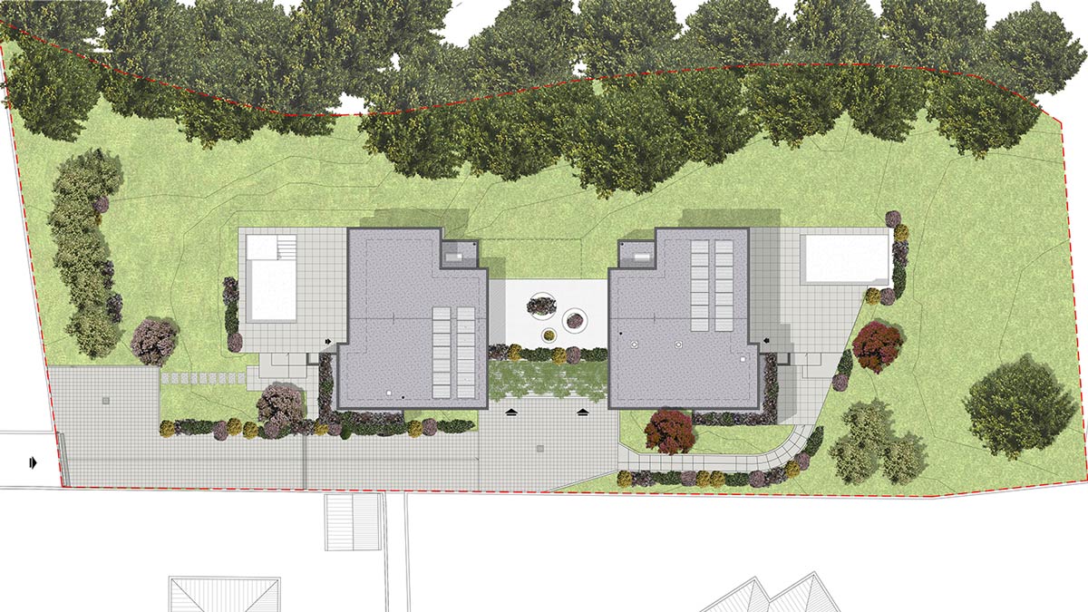 Progetto casa in legno Varese planimetria