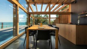 Cucina vetro vitanova casa legno Kager Ucraina