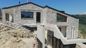 Cantiere villa legno Kager Italia