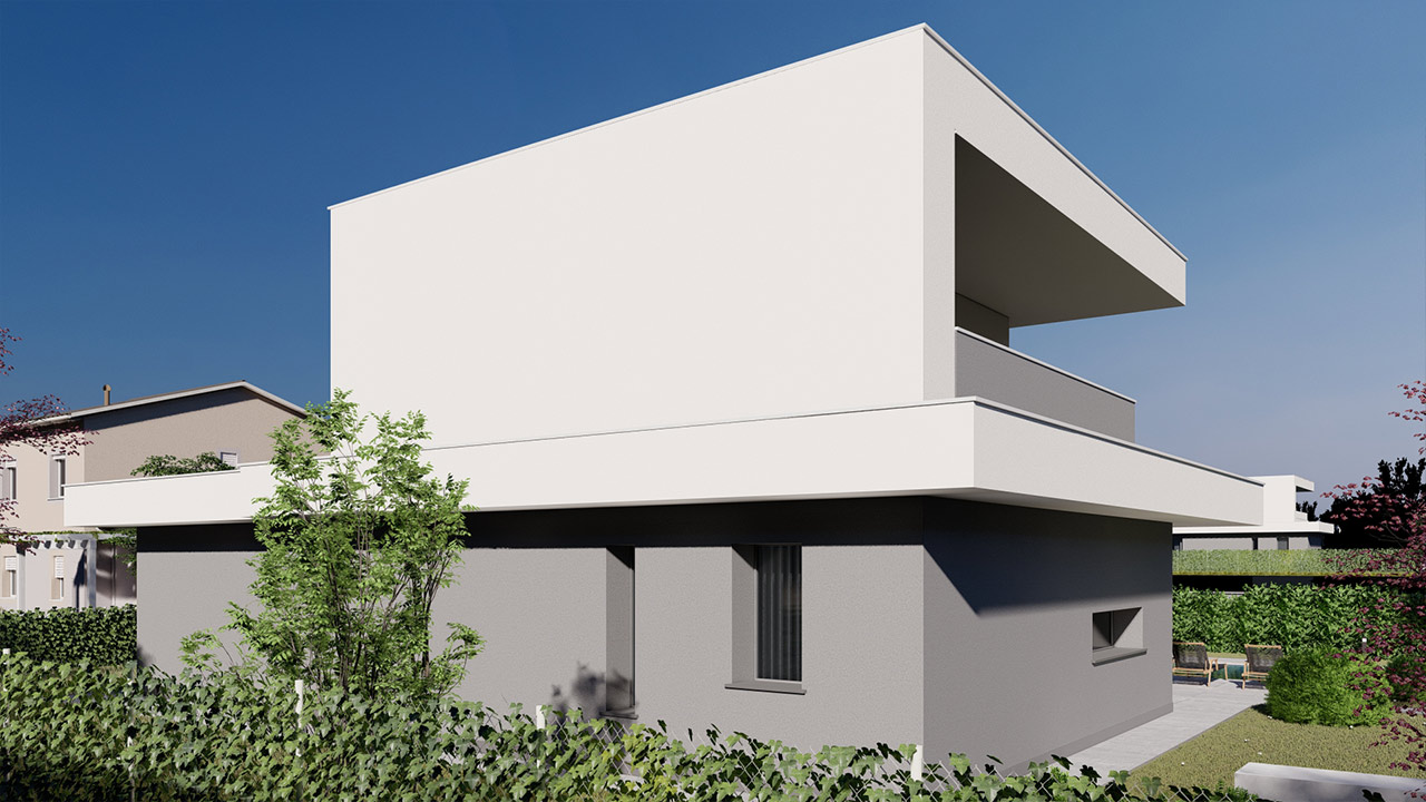 Imola villa due piani legno Kager