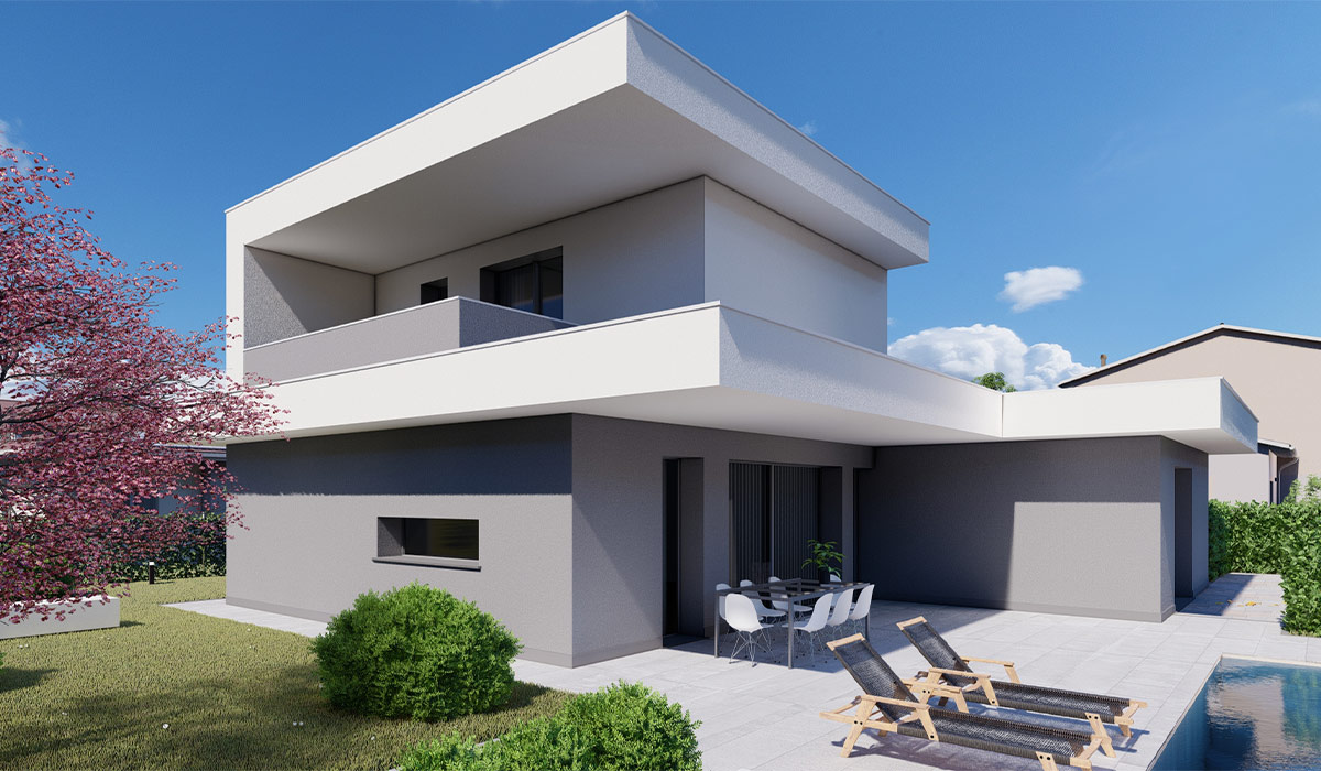 Eleganza funzionale e stilistica: la nuova villa in legno di Imola