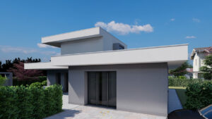 Villa legno Kager Imola esterno